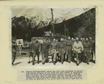 General Bor-Komorowski... with Polish officers... [in] Innsbruck, Austria, shortly after their liberation.