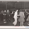 Saturday night dance. Tulare migrant camp. Visalia, California