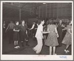 Saturday night dance. Tulare migrant camp. Visalia, California