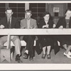 Bingo game. Tulare migrant camp. Visalia, California