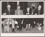 Bingo game. Tulare migrant camp. Visalia, California