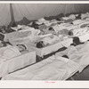 Rest period in nursery. Tulare migrant camp. Visalia, California