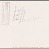 Putting out newspaper. Tulare migrant camp. Visalia, California