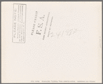Putting out newspaper. Tulare migrant camp. Visalia, California