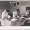Women washing clothes. Tulare migrant camp. Visalia, California