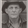Migrant field worker. Tulare migrant camp. Visalia, California