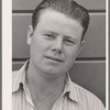 Migrant field worker. Tulare migrant camp. Visalia, California