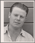 Migrant field worker. Tulare migrant camp. Visalia, California