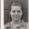 Migrant girl. Tulare migrant camp. Visalia, California
