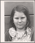 Migrant girl. Tulare migrant camp. Visalia, California