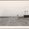 State line. New Mexico - Texas