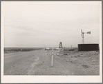State line. New Mexico - Texas