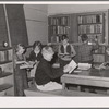 Library. Tulare migrant camp. Visalia, California