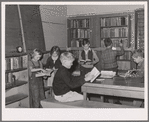Library. Tulare migrant camp. Visalia, California