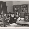 Library. Tulare migrant camp. Visalia, California