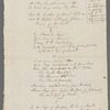 Song of Deborah, translated in the parallelisms of the original. Holograph