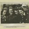 Heroines of the 1944 Warsaw Rising liberated by Polish troops from a prisoner of war [camp] in Germany.