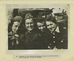 Heroines of the 1944 Warsaw Rising liberated by Polish troops from a prisoner of war [camp] in Germany.