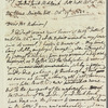 Jane Porter to H. Robinson, autograph letter signed (copy)