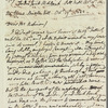 Jane Porter to H. Robinson, autograph letter signed (copy)