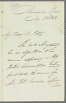 [Wm.?] Johnston to Sir Peter Laurie, autograph letter signed
