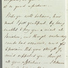 Frederick William Campbell to Jane Porter, autograph letter signed