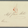 Richard Curzon-Howe, Lord Howe to Jane Porter, autograph letter signed