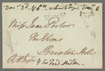 Sir Robert Harry Inglis to Jane Porter, autograph letter third person
