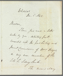 Robert Peel to Jane Porter, autograph letter signed