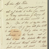 Sir James Emerson Tennent to Jane Porter, autograph letter signed