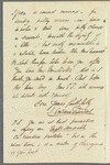 Sir James Emerson Tennent to Jane Porter, autograph letter signed
