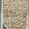 Jane Porter to Sir James Emerson Tennent, autograph letter signed