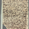 Jane Porter to Sir James Emerson Tennent, autograph letter signed
