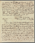 Edward Drummond to Thomas Longman, autograph letter signed