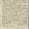 Edward Drummond to Thomas Longman, autograph letter signed