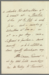 Sir James Emerson Tennent to Jane Porter, autograph letter signed