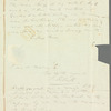 Charles Kelsall to Jane Porter, autograph letter signed