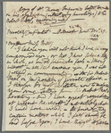 Thomas Longman to Jane Porter, letter (copy)