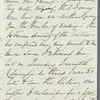 Harriet Beresford, Lady George Beresford to Jane Porter, autograph letter signed