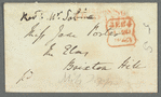 John Edward Sabin to Jane Porter, autograph letter signed