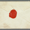 John Edward Sabin to Jane Porter, autograph letter signed