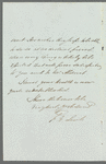 [P.? E.] Leech to Jane Porter, autograph letter signed