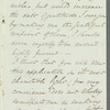 John Booker to Jane Porter, autograph letter signed