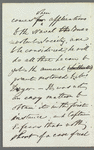 Robert James Elliot to Jane Porter, autograph letter third person