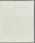 John Elphinstone, Lord Elphinstone to Jane Porter, autograph letter signed