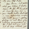 Mrs. [H.?] Cheney to Jane Porter, autograph letter signed