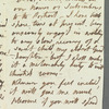 Mrs. [H.?] Cheney to Jane Porter, autograph letter signed