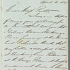 Wilbraham Taylor to Jane Porter, autograph letter signed