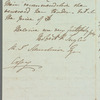 Sir Robert Harry Inglis to Sir Roderick Impey Murchison, letter (copy)