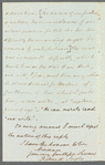 Sir Robert Harry Inglis to "Madam," autograph letter signed
